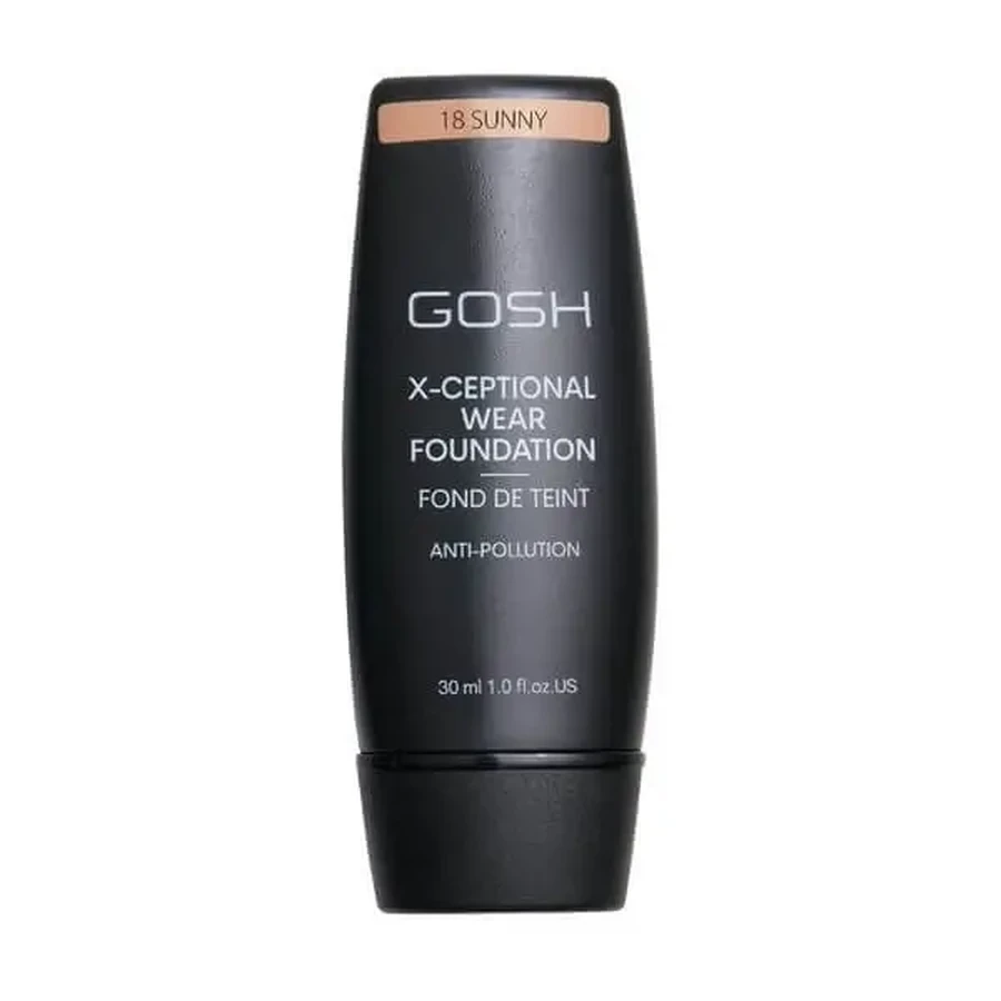 Gosh X-Ceptional Wear, долговечная тональная основа, оттенок 18 Sunny, 35 мл: цены и характеристики