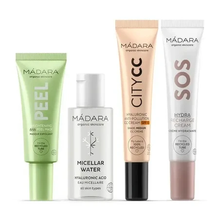 Набор Madara The Icons Set Medium: мицеллярная вода, 50 мл + осветляющая маска с AHA-кислотами, 17 мл + крем для лица, 15 мл + CC-крем SPF15, 15 мл: цены и характеристики