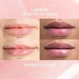 Lumene Lip Glow Oil Balm, доглядовий блиск для губ з олією, 1 Sugar, 10 мл