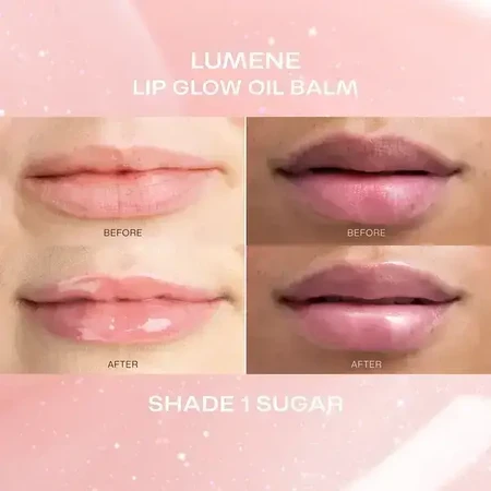 Lumene Lip Glow Oil Balm, доглядовий блиск для губ з олією, 1 Sugar, 10 мл: ціни та характеристики