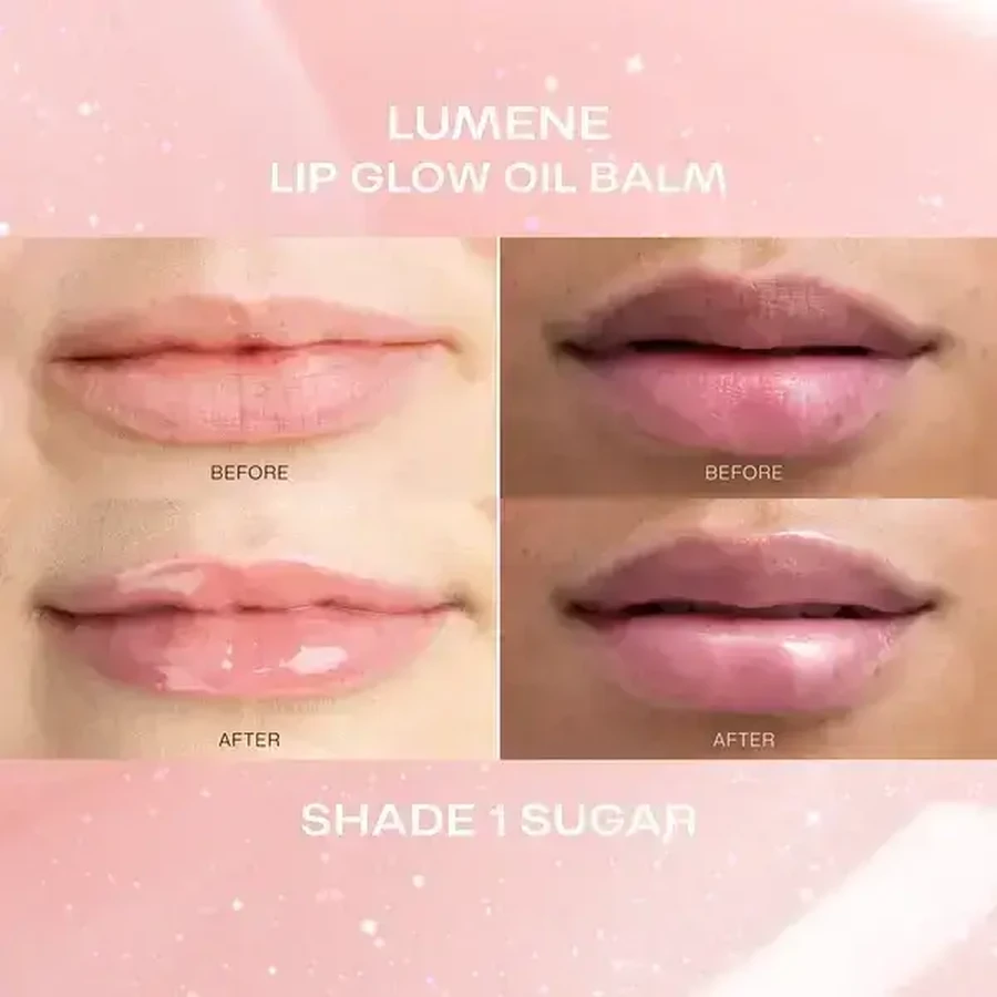 Lumene Lip Glow Oil Balm, доглядовий блиск для губ з олією, 1 Sugar, 10 мл: ціни та характеристики