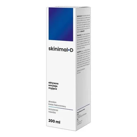 Skinimal D, активная моющая эмульсия, 200 мл: цены и характеристики