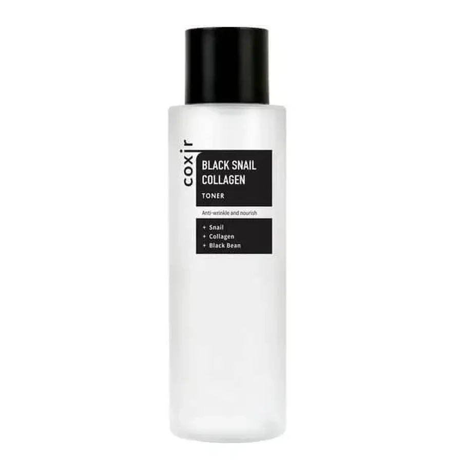 Coxir Black Snail Collagen, восстанавливающий тоник с муцином улитки и коллагеном, 150 мл: цены и характеристики