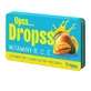 Triggy Upss.. Dropss Витамины B, C, E, пастилки для рассасывания, со вкусом манго, 15 шт.