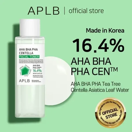 APLB AHA BHA PHA Centella Facial Toner, очищающий тоник для лица с кислотами и центеллой, 160 мл: цены и характеристики