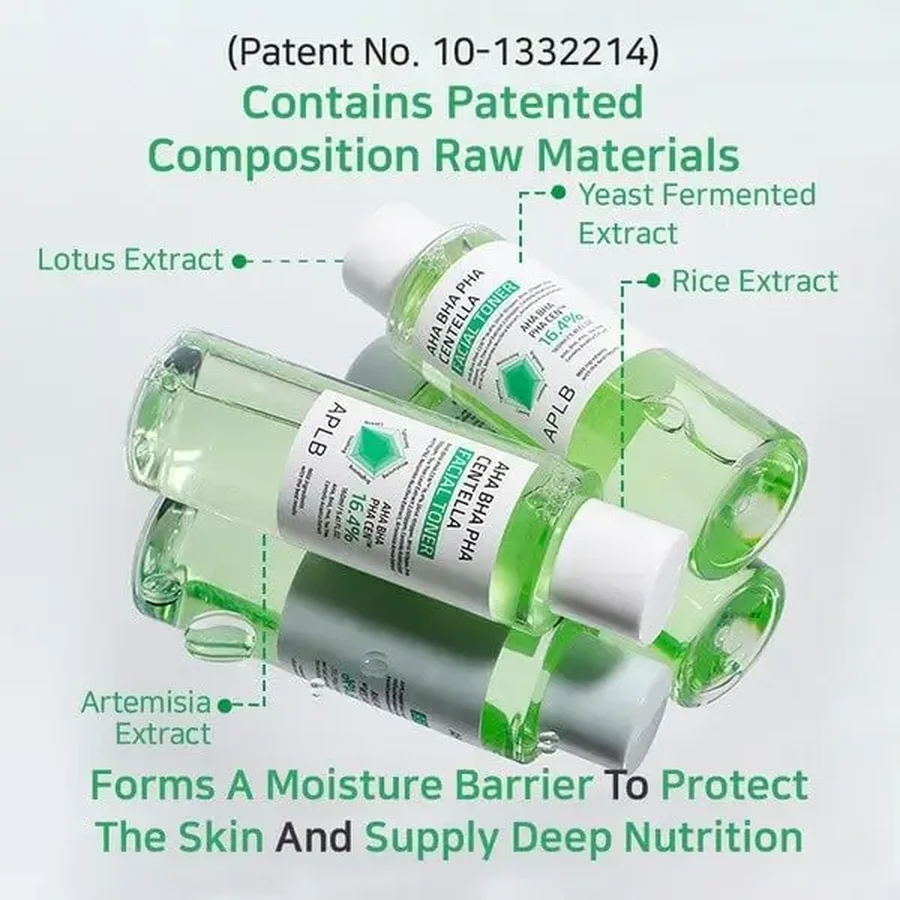 APLB AHA BHA PHA Centella Facial Toner, очищающий тоник для лица с кислотами и центеллой, 160 мл: цены и характеристики