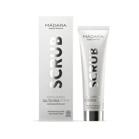 Madara Cleansing, Exfoliating Oil-to-Milk Scrub, скраб для лица, 60 мл: цены и характеристики