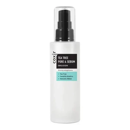 Coxir Tea Tree Pore, эмульсия для регулирования выработки кожного сала, 100 мл: цены и характеристики