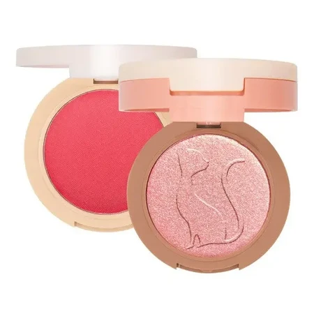 J.Cat Beauty 2 в 1 Piece of Cake Blush + Highlighter, румяна и хайлайтер 2 в 1, оттенок 102 Cherry Sweet, 12,1 г: цены и характеристики