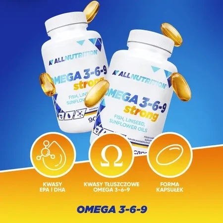 Набір 2 x Allnutrition Omega 3-6-9 Strong, капсули, 90 шт.: ціни та характеристики