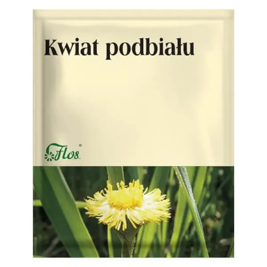 Flos, трави для ванни, квітки підбілу, 25 г: ціни та характеристики