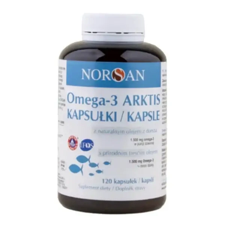 Norsan Omega-3 Arktis, капсули, 120 шт.: ціни та характеристики