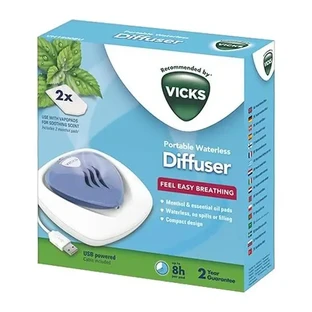 Ароматизатор Vicks VH1800 EU с 2 картриджами, 1 шт.