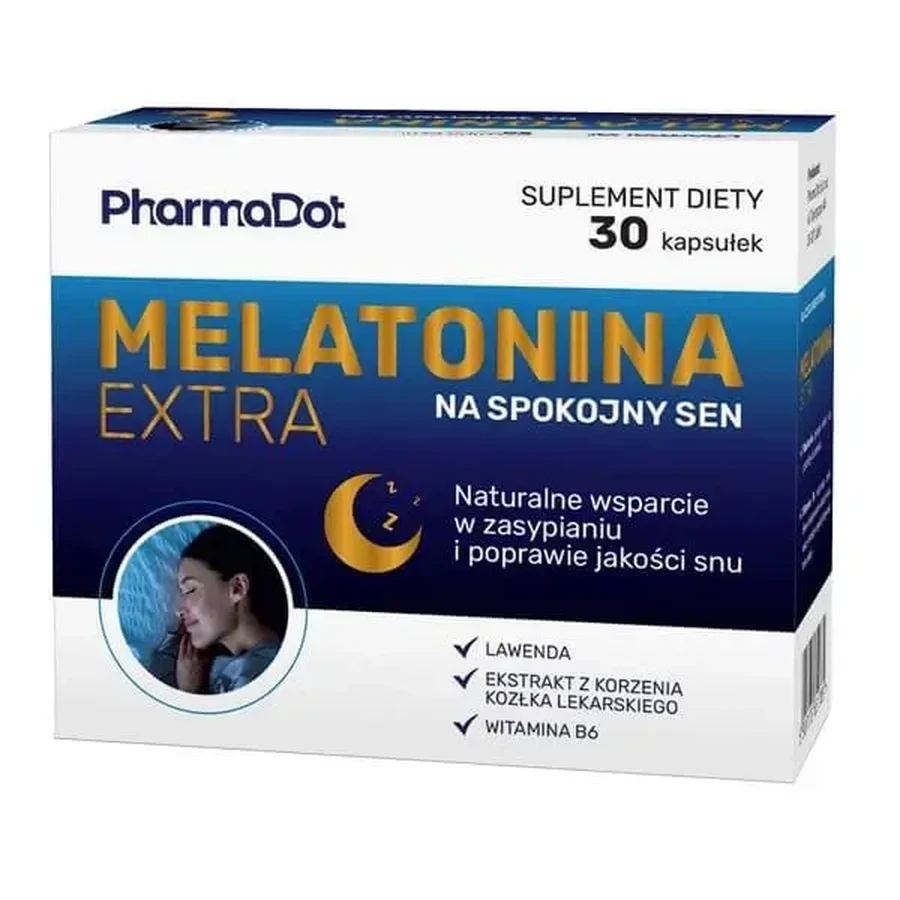 PharmaDot Мелатонин Экстра, капсулы, 30 шт.: цены и характеристики