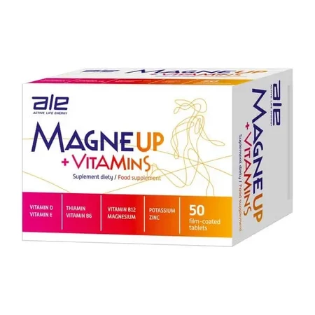 ALE MagneUp + Vitamins, таблетки, 50 шт.: цены и характеристики