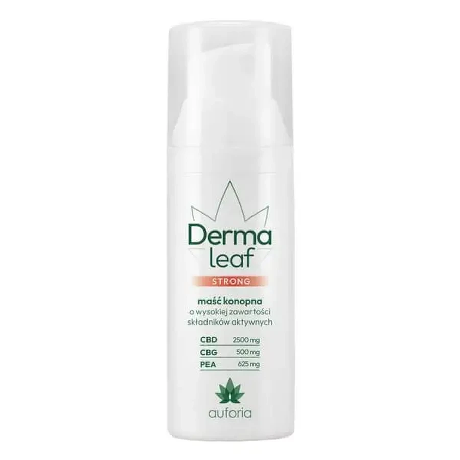 Derma Leaf Strong, мазь на основі конопель, 50 г: ціни та характеристики