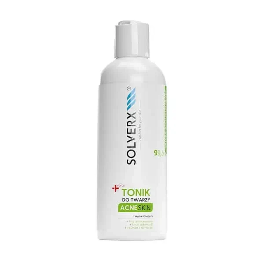 Solverx Acne Skin, тонік для обличчя, 200 мл: ціни та характеристики