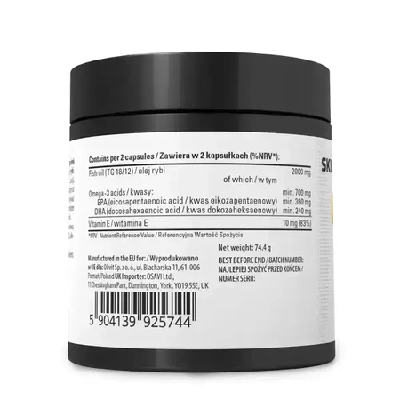 Skill Nutrition Omega 2000, капсулы, 60 шт.: цены и характеристики