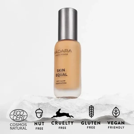 Madara Skin Equal, Soft Glow Foundation SPF15, тональний крем, Golden Sand 50, 30 мл: ціни та характеристики
