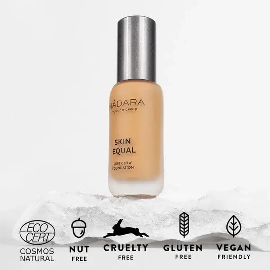 Madara Skin Equal, Soft Glow Foundation SPF15, тональний крем, Golden Sand 50, 30 мл: ціни та характеристики