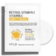 APLB Retinol Vitamin C Vitamin E Sheet Mask, маска-салфетка для лица с ретинолом и витаминами C и E, 25 мл