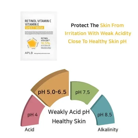 APLB Retinol Vitamin C Vitamin E Sheet Mask, маска-серветка для обличчя з ретинолом та вітамінами С і Е, 25 мл: ціни та характеристики