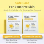 APLB Retinol Vitamin C Vitamin E Sheet Mask, маска-серветка для обличчя з ретинолом та вітамінами С і Е, 25 мл: ціни та характеристики