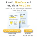 APLB Retinol Vitamin C Vitamin E Sheet Mask, маска-серветка для обличчя з ретинолом та вітамінами С і Е, 25 мл: ціни та характеристики