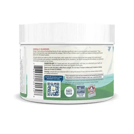 Nordic Omega-3 Gummies, 82 мг Tangerine Treats, жевательные конфеты, 60 шт.: цены и характеристики
