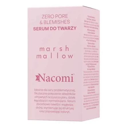 Nacomi Marshmallow, Zero pore &amp; blemishes, сироватка для обличчя, 30 мл: ціни та характеристики