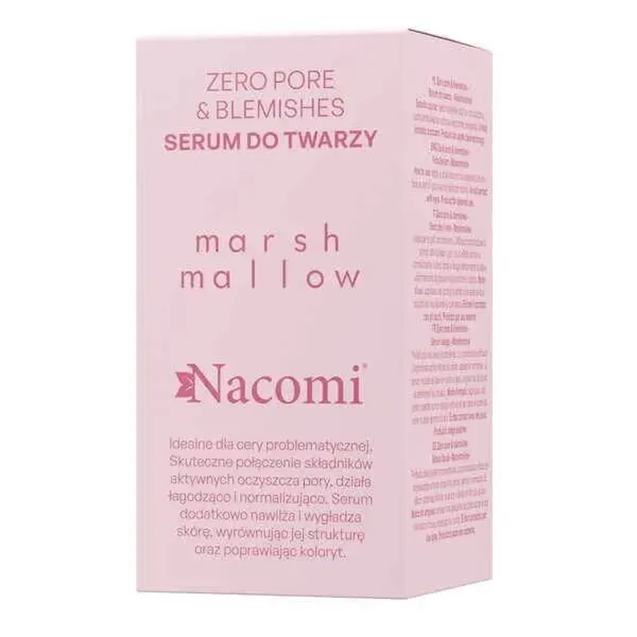 Nacomi Marshmallow, Zero pore &amp; blemishes, сироватка для обличчя, 30 мл: ціни та характеристики