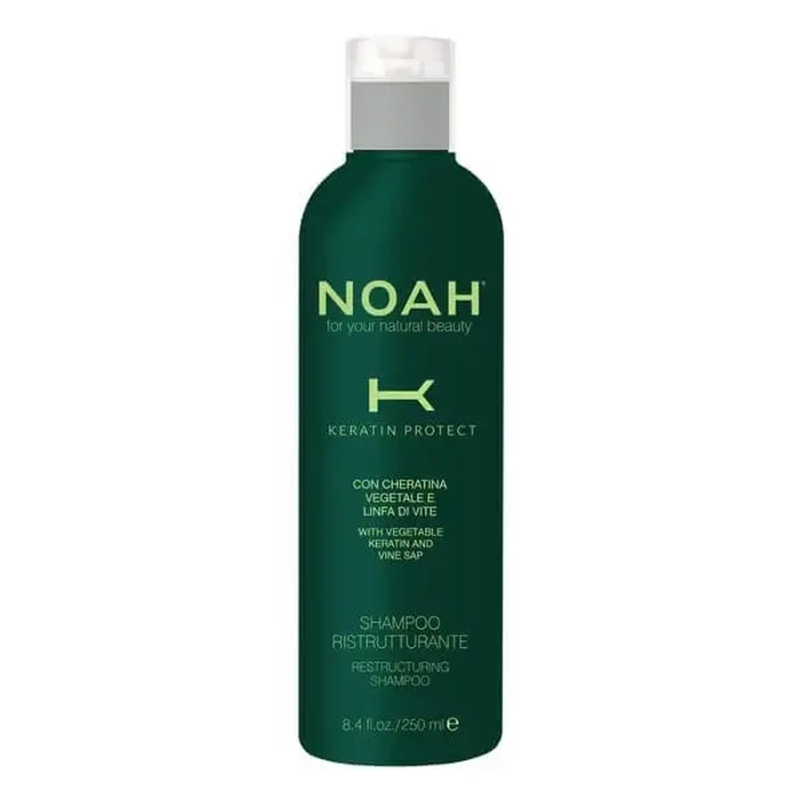 NOAH Keratin Restructuring Shampoo, регенеруючий шампунь, 250 мл: ціни та характеристики
