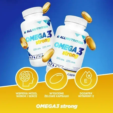 Набір 2x Allnutrition Omega 3 Strong, капсули, 90 шт.: ціни та характеристики