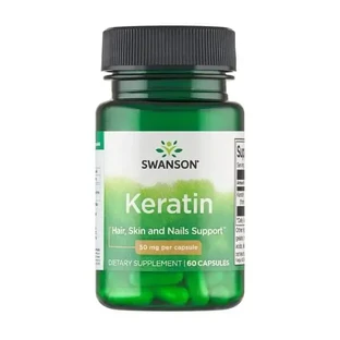 Swanson Keratin, капсули, 60 шт.