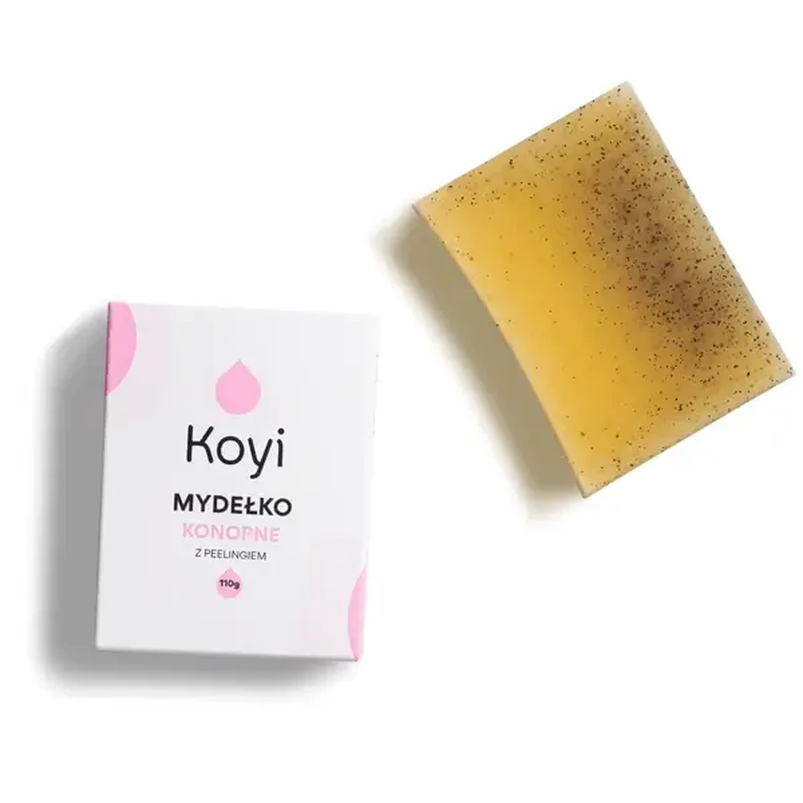 Koyi, мило з конопель зі скрабом, 110 г: ціни та характеристики