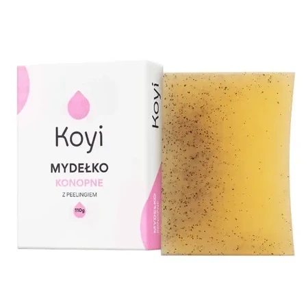 Koyi, мило з конопель зі скрабом, 110 г: ціни та характеристики
