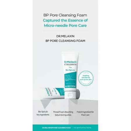 Dr.Melaxin BP Pore Cleansing Foam, очищающая пенка для лица с био-спикулами, 100 мл: цены и характеристики
