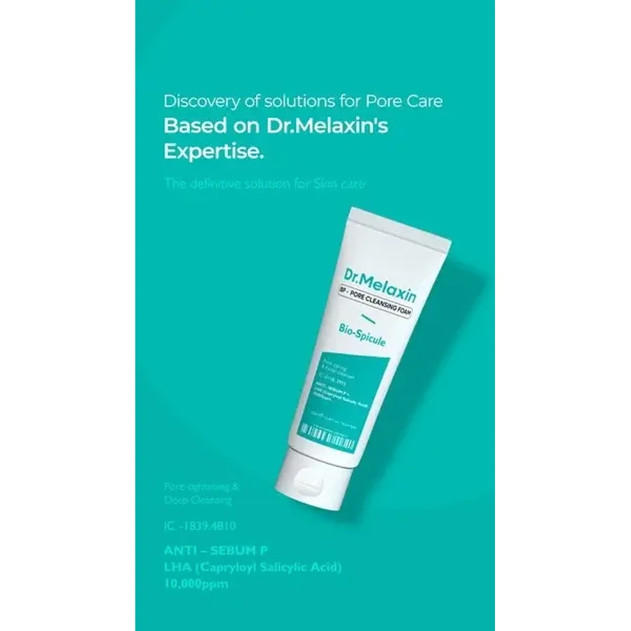 Dr.Melaxin BP Pore Cleansing Foam, очищающая пенка для лица с био-спикулами, 100 мл: цены и характеристики