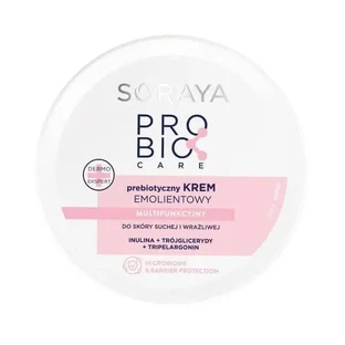 Soraya Probio Care, многофункциональный пребиотический смягчающий крем для сухой и чувствительной кожи, 200 мл
