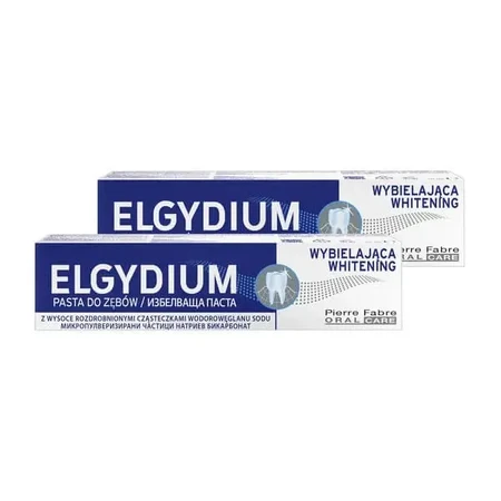 Набір 2 × 75 мл, Elgydium Whitening, зубна паста, відбілююча: ціни та характеристики