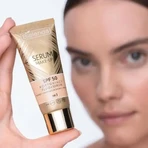 Bielenda Serum Make-up, корректирующий флюид + сыворотка SPF50 для любого типа кожи, № 3, 30 г: цены и характеристики