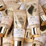 Bielenda Serum Make-up, корректирующий флюид + сыворотка SPF50 для любого типа кожи, № 3, 30 г: цены и характеристики