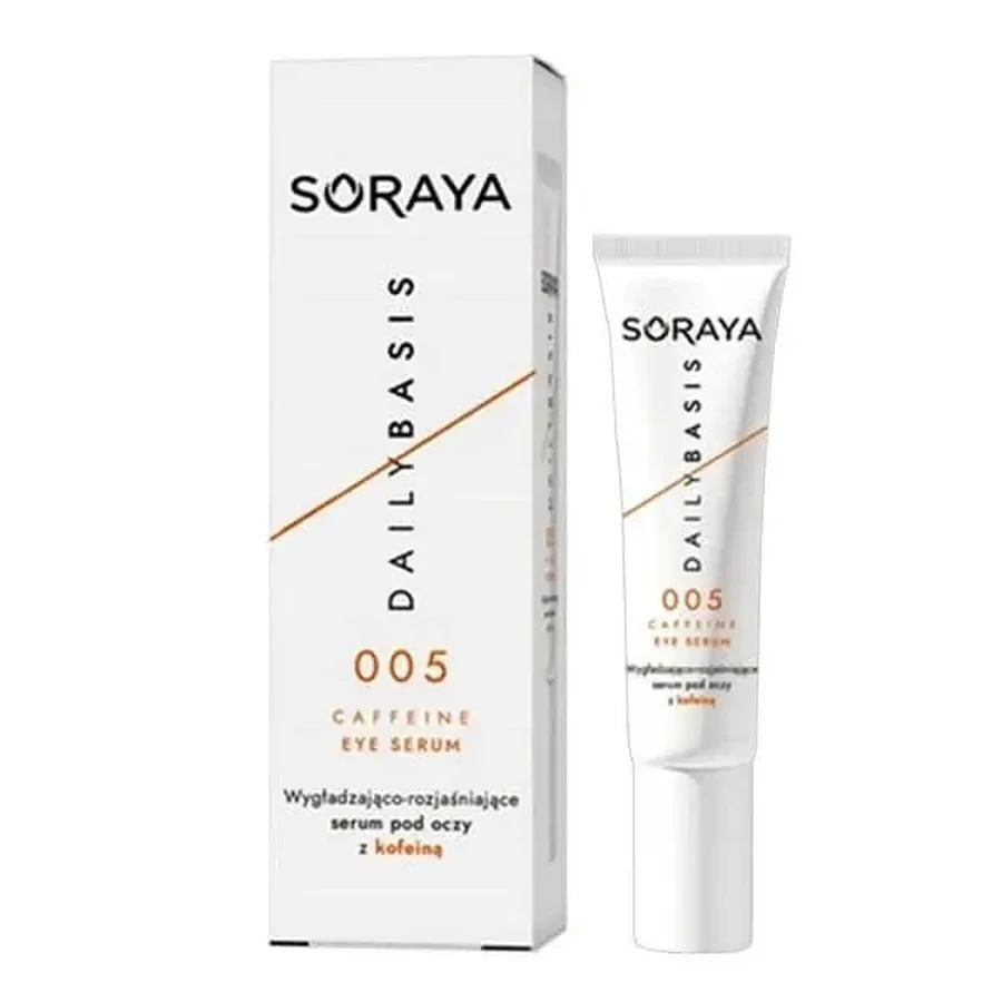 Soraya Daily Basis 005 Caffeine, розгладжуюче та освітлююче сироватка для зони навколо очей, 15 мл: ціни та характеристики