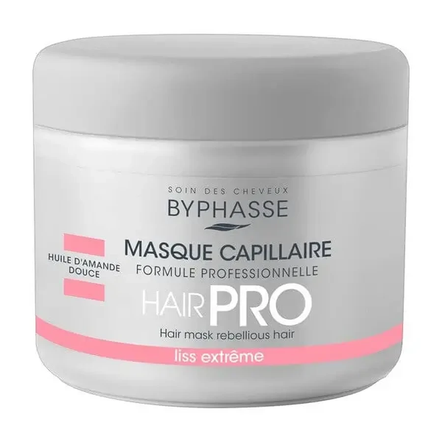 Byphasse Hair Pro, Liss Extreme, маска для волос, облегчающая выпрямление, 500 мл: цены и характеристики