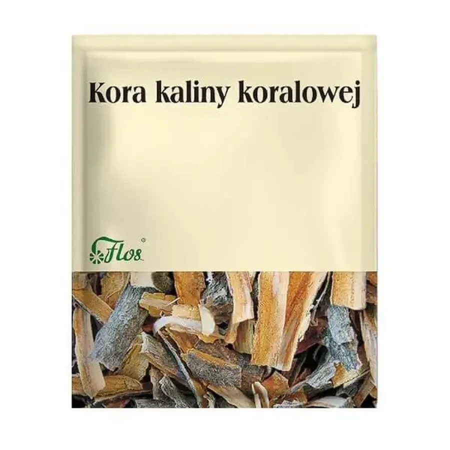 Flos, Трави для ванни, кора коралової калини, 50 г: ціни та характеристики
