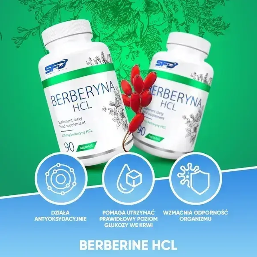 Набір 2x SFD Берберин HCl, таблетки, 90 шт.: ціни та характеристики