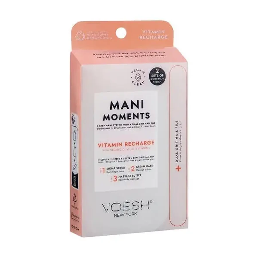 Voesh, Mani Moments, двойной набор для маникюра, Vitamin Recharge, 7 шт.: цены и характеристики