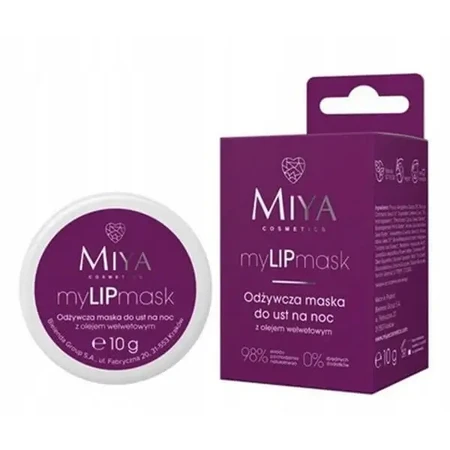 Miya Cosmetics myLIPmask, живильна нічна маска для губ, 10 г: ціни та характеристики