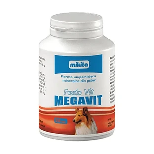 Mikita Fosfo Vit megavit, минеральный кормовой добавка для собак, таблетки, 50 шт.