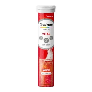 Centrum Vital Senior, шипучие таблетки, вишневый вкус, 20 шт.